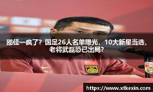 邵佳一疯了？国足26人名单曝光，10大新星当选，老将武磊恐已出局？